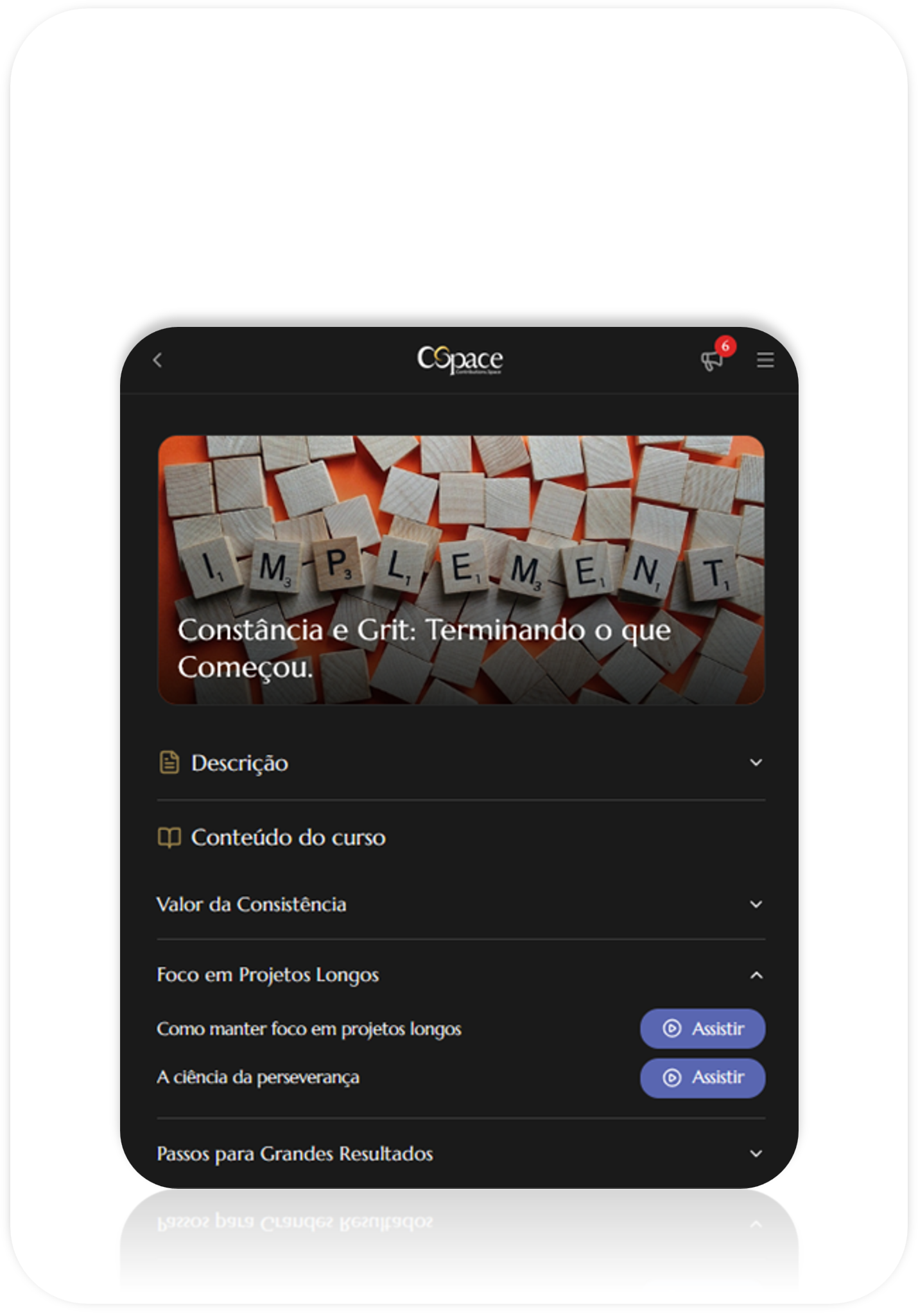 Growth e Store — tela 2